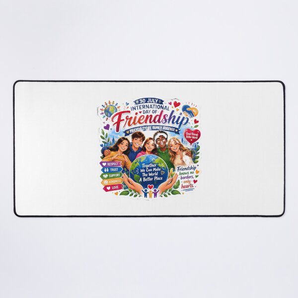 Item preview, International Day of Friendship Sticker – Together We Can Make the World a Better Place designed and sold by Artisan Finds Online.