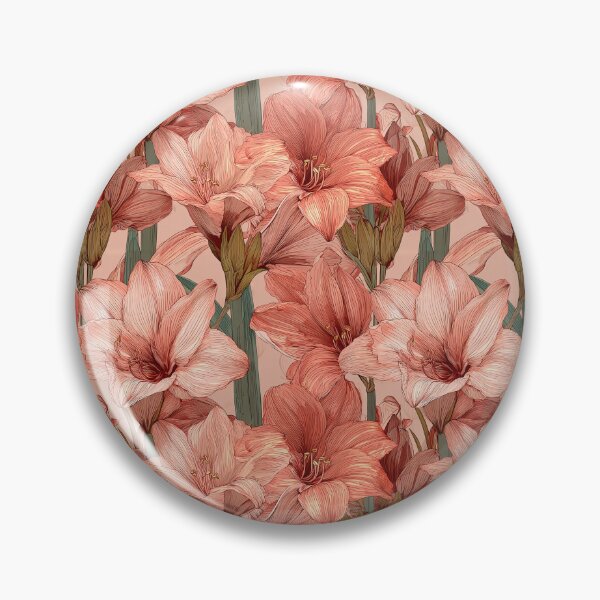 Item preview, Colorful Amaryllis  - Botanical Garden Pattern   - Christmas Gift Ideas designed and sold by RoyalStarsPatts.