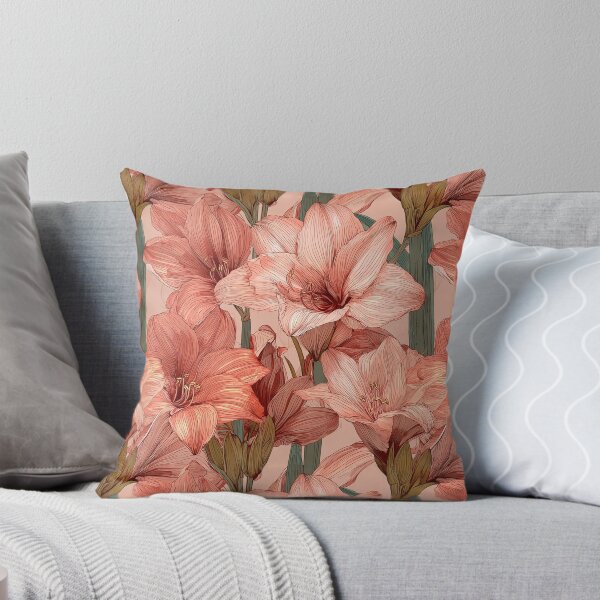 Item preview, Colorful Amaryllis  - Botanical Garden Pattern   - Christmas Gift Ideas designed and sold by RoyalStarsPatts.