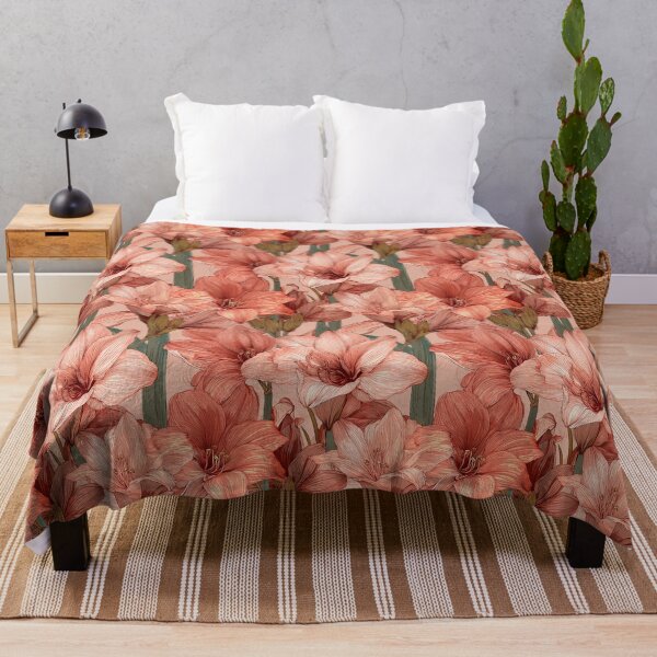 Item preview, Colorful Amaryllis - Botanical Garden Pattern - Christmas Gift Ideas designed and sold by RoyalStarsPatts.
