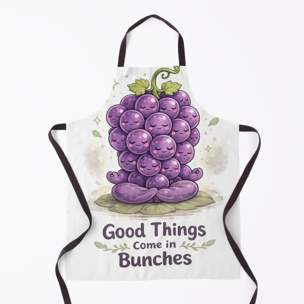 Item preview, Good Things Come In Bunches Cute Kawaii Grapes Design designed and sold by irfanshikh.
