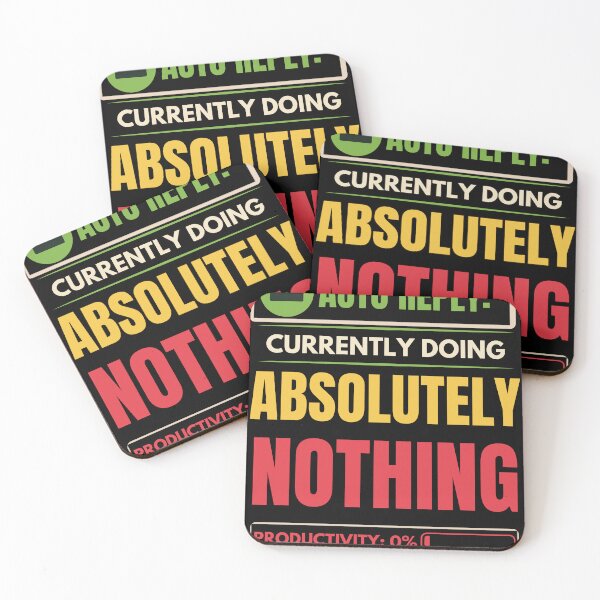 Item preview, Auto Reply Currently Doing Absolutely Nothing Funny Office Humor T-Shirt designed and sold by Uvclick.