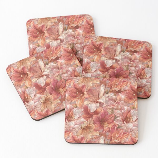 Item preview, Blooming Amaryllis Print - Flower Floral Pattern   - Christmas Gifts designed and sold by RoyalStarsPatts.