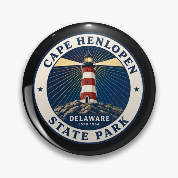 Item preview, Cape Henlopen State Park Delaware Badge Sticker designed and sold by FestivityFinds.