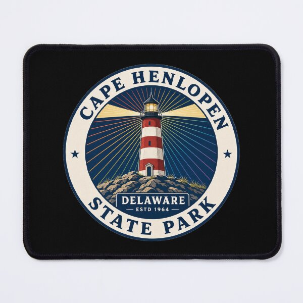 Item preview, Cape Henlopen State Park Delaware Badge Sticker designed and sold by FestivityFinds.