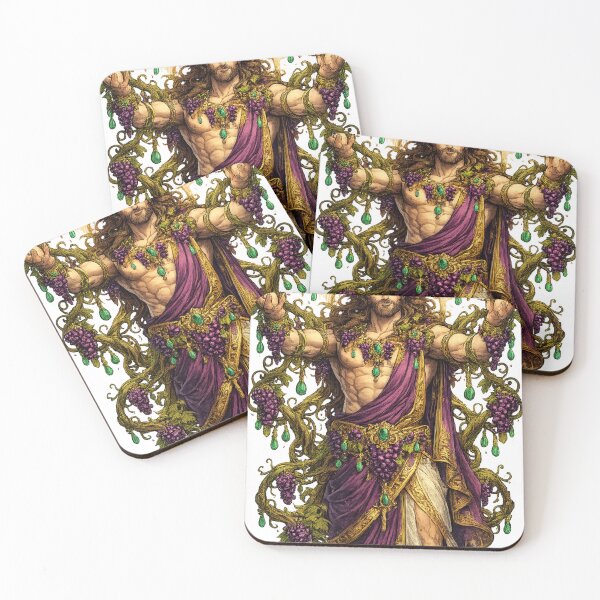 Item preview, Dionysus Greek God Of Wine Grapes Mythology Fantasy Art Design designed and sold by irfanshikh.