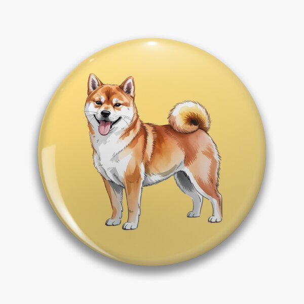 Item preview, watercolor Shiba Inu designed and sold by 123ks.
