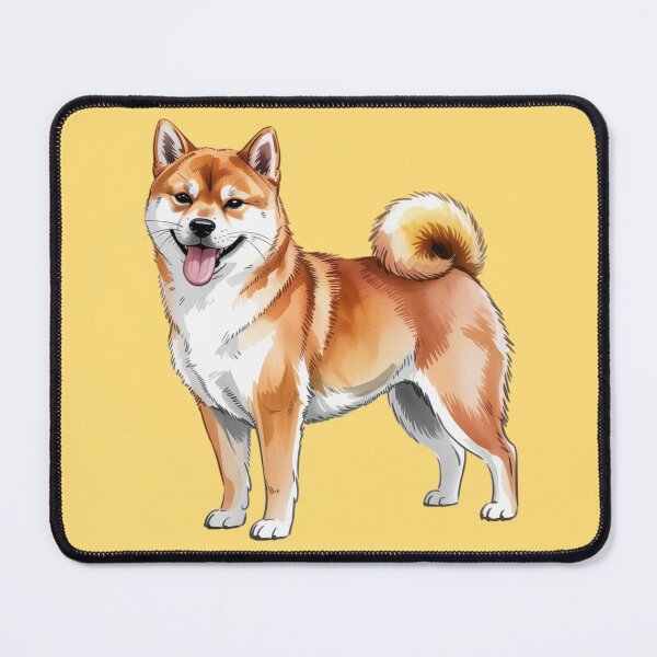 Item preview, watercolor Shiba Inu designed and sold by 123ks.