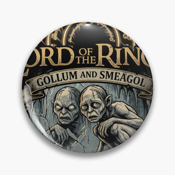 Item preview, Lord of the Rings Gollum and Smeagol Poster designed and sold by Senpaiwaves.