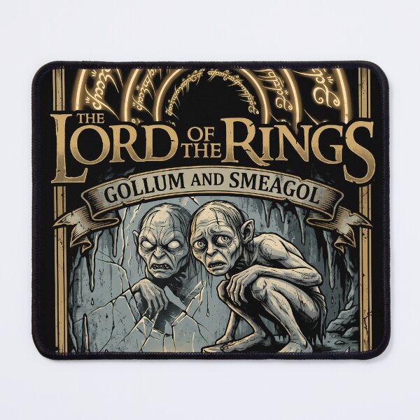 Item preview, Lord of the Rings Gollum and Smeagol Poster designed and sold by Senpaiwaves.