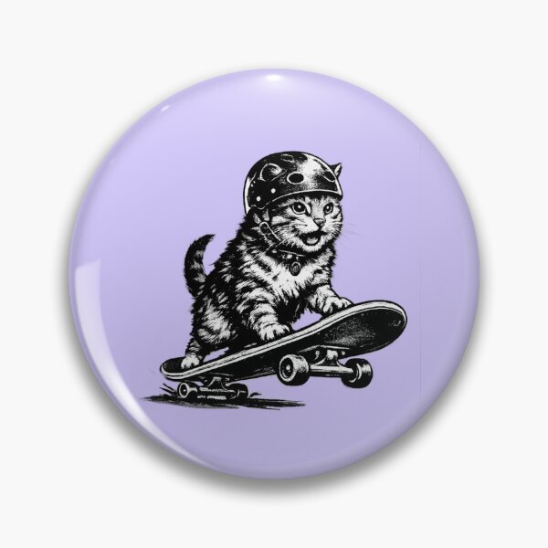 Item preview, Cool Skater Cat  designed and sold by Hello Bee Bee.