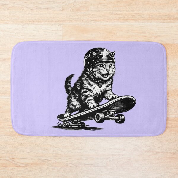 Item preview, Cool Skater Cat  designed and sold by Hello Bee Bee.