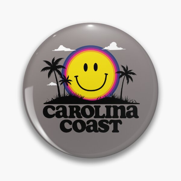Artikelvorschau, Carolina Coast Smiley Tropical Happy Smiley Face entworfen und verkauft von SaltCreatives.
