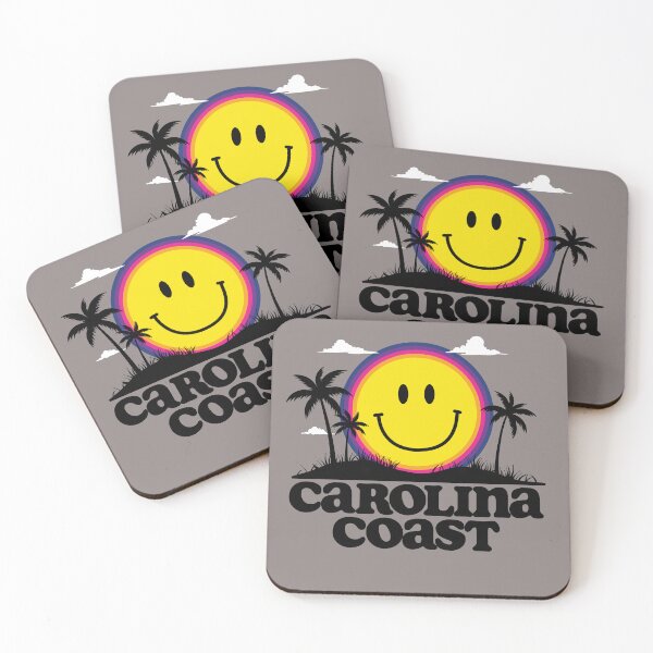 Item preview, Carolina Coast Smiley Tropical Happy Smiley Face designed and sold by SaltCreatives.