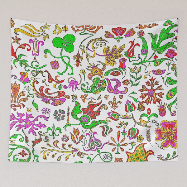 Item preview, Floral pattern (version 1) designed and sold by ales-panz.