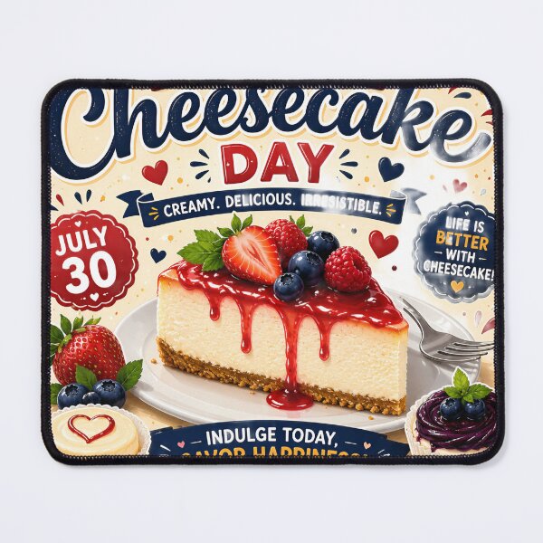 Item preview, National Cheesecake Day Celebration Sticker – Indulge Today, Savor Happiness! designed and sold by Artisan Finds Online.