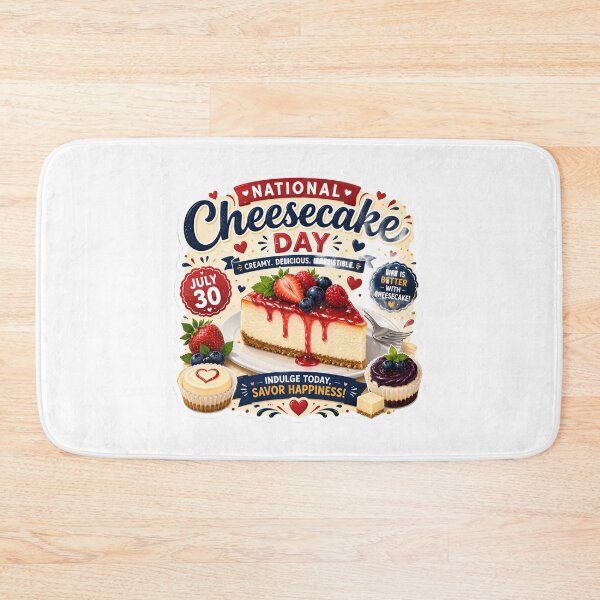 Item preview, National Cheesecake Day Celebration Sticker – Indulge Today, Savor Happiness! designed and sold by Artisan Finds Online.