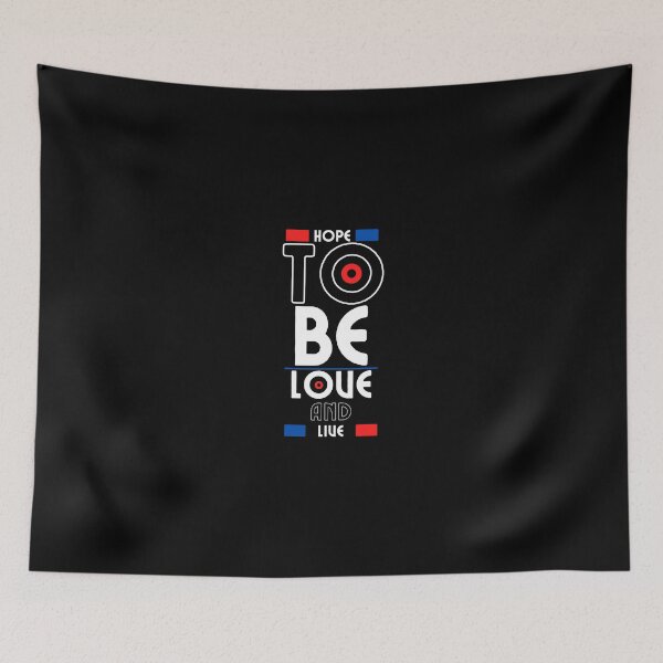 Item preview, Hope To Be Loved Inspirational Typography Design designed and sold by spywareline.