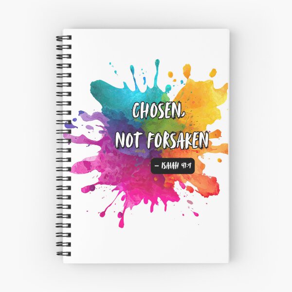 Item preview, Colourful splash - Chosen, Not Forsaken designed and sold by The Tired Mamma.