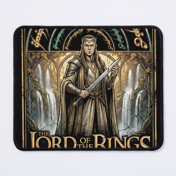 Item preview, Lord of the Rings Elrond of Rivendell Poster designed and sold by Senpaiwaves.