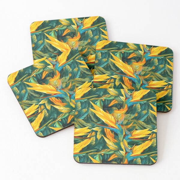 Item preview, Bold Strelitzia – Designer Tropical Pattern designed and sold by helgekerler.