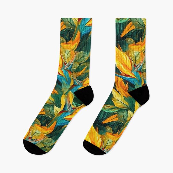 Item preview, Bold Strelitzia – Designer Tropical Pattern designed and sold by helgekerler.