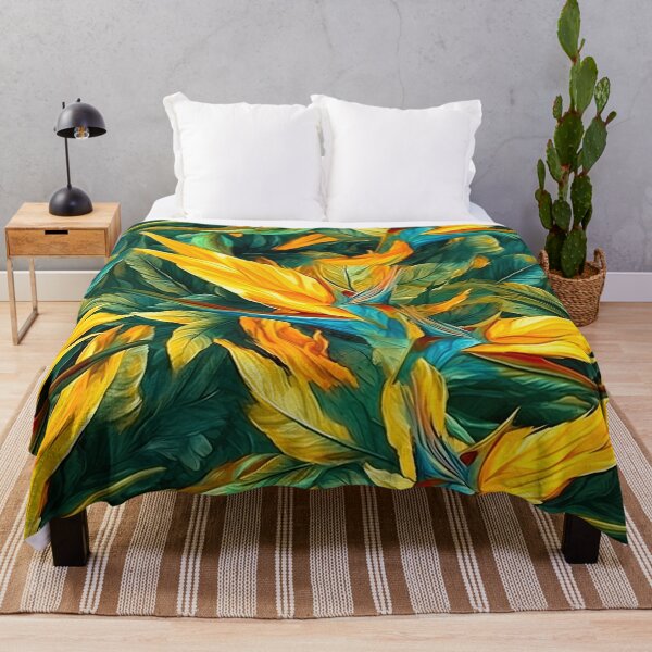 Item preview, Bold Strelitzia – Designer Tropical Pattern designed and sold by helgekerler.