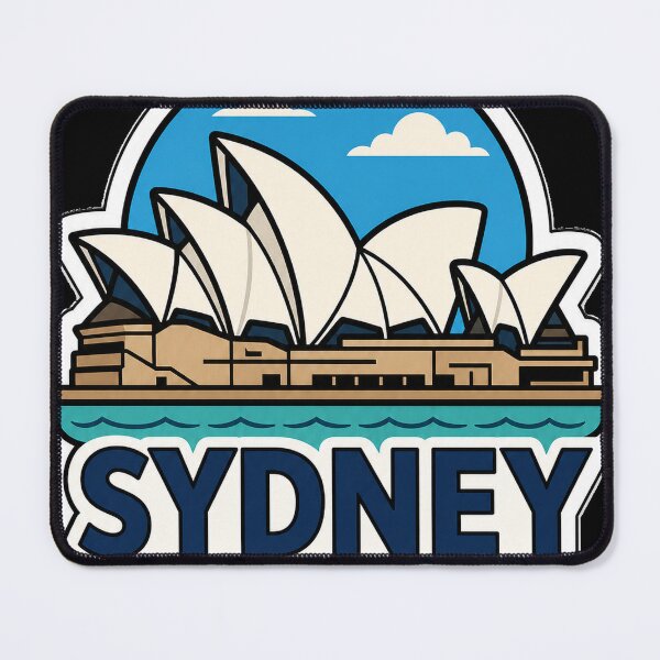 Item preview, Sydney Travel Souvenir - Sydney Australia Illustration designed and sold by VisualArtsOasis.