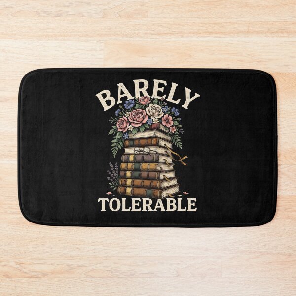 Item preview, Barely Tolerable Book Lover Floral for Bookworms designed and sold by Redgiant87x.