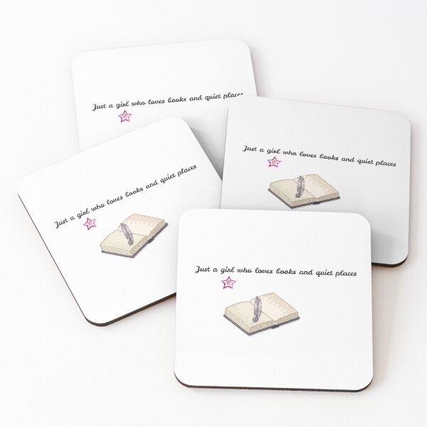 Item preview, Just a Girl Who Loves Books and Quiet Places Aesthetic designed and sold by MyArtDream.