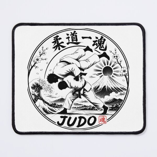Item preview, Judo Ikkon One Soul Japanese Kamon Judo Sticker/T-Shirt Art designed and sold by Locker39.