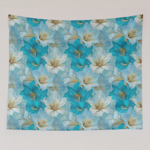 Item preview, Chic Amaryllis  - Flower Garden Pattern   - Christmas Gifts For Men designed and sold by RoyalStarsPatts.