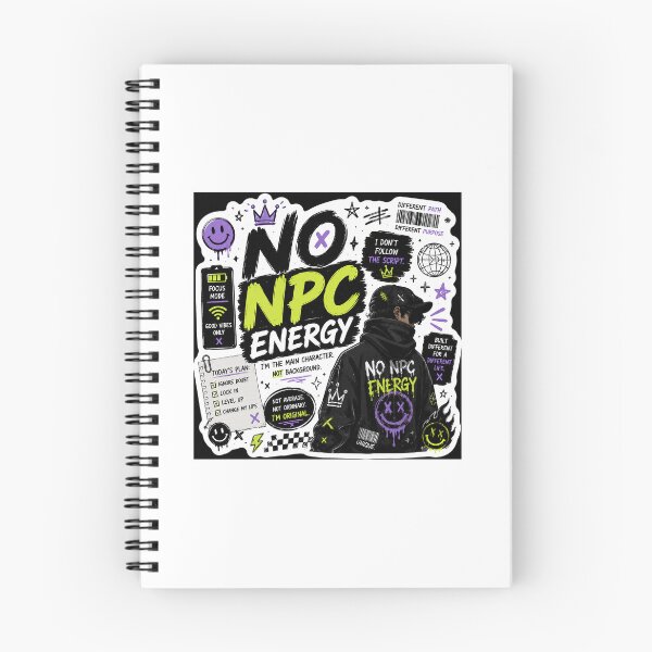 Item preview, No NPC Energy | Main Character Mode Activated Sticker designed and sold by Ananyamalik12.