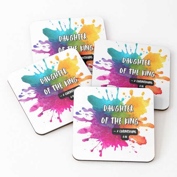 Item preview, Colourful splash - Daughter of the King designed and sold by The Tired Mamma.