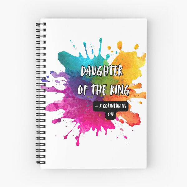 Item preview, Colourful splash - Daughter of the King designed and sold by The Tired Mamma.
