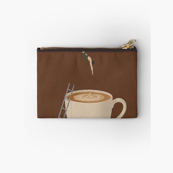 Item preview, Surreal Woman Diving Into Coffee Cup designed and sold by bosamji.