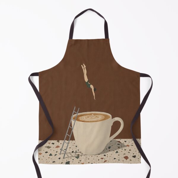 Item preview, Surreal Woman Diving Into Coffee Cup designed and sold by bosamji.
