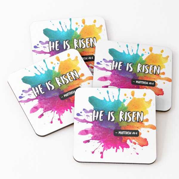 Item preview, Colourful splash - He Is Risen designed and sold by The Tired Mamma.