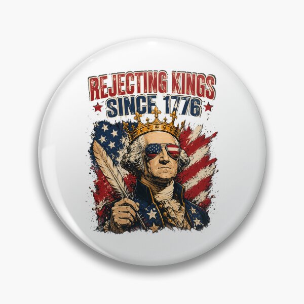 Item preview, Rejecting Kings Since 1776 Cool Vintage No Kings 4th of July designed and sold by OlakunleOloroz.