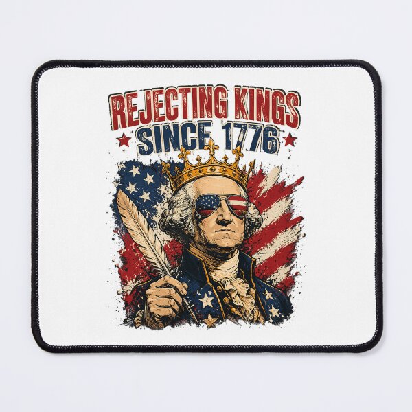 Item preview, Rejecting Kings Since 1776 Cool Vintage No Kings 4th of July designed and sold by OlakunleOloroz.