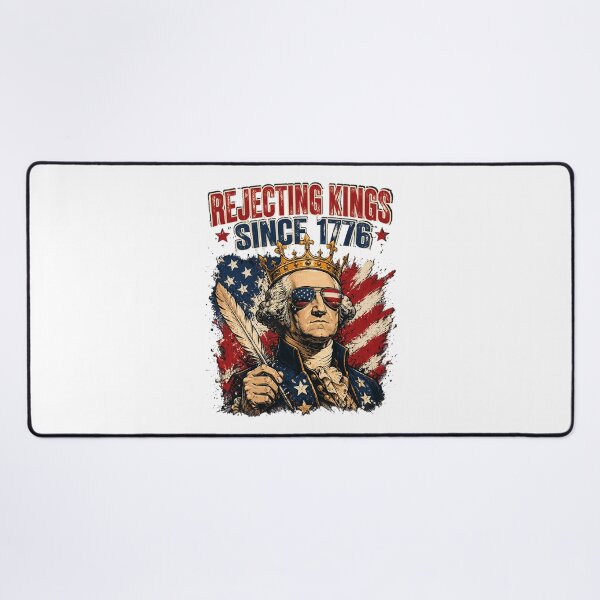 Item preview, Rejecting Kings Since 1776 Cool Vintage No Kings 4th of July designed and sold by OlakunleOloroz.
