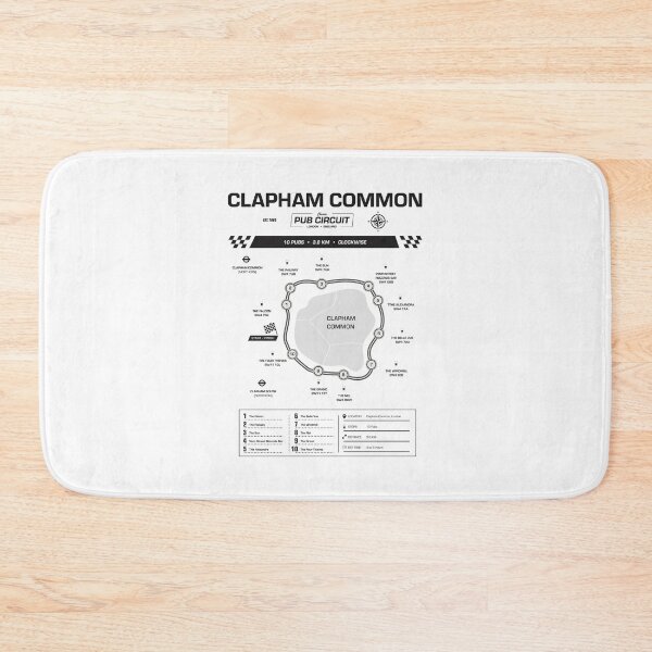 Item preview, Clapham Common Pub Circuit Heritage Map designed and sold by The Circuit Collection.