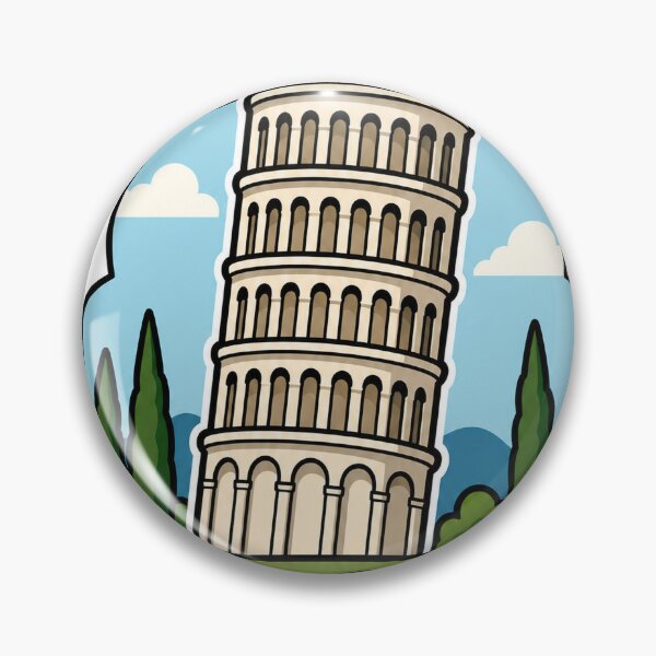 Item preview, Pisa Travel Souvenir - Pisa Italy Illustration designed and sold by VisualArtsOasis.