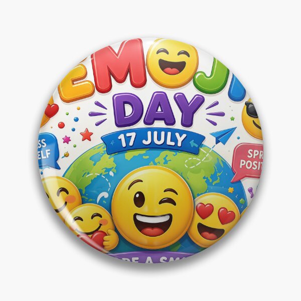 Item preview, World Emoji Day 2026 – Share a Smile, Connect the World designed and sold by Artisan Finds Online.