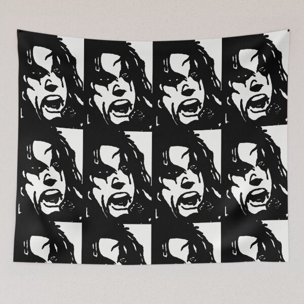 Item preview, Alice Cooper b&w designed and sold by Chad's Fresh Art.