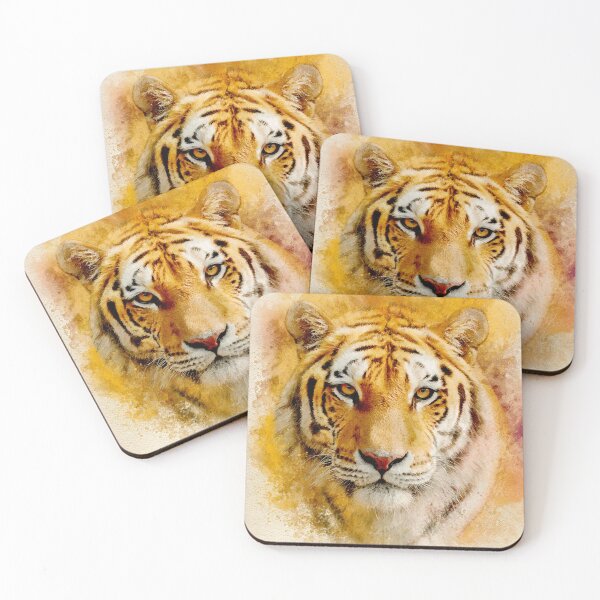 Item preview, Golden Tabby Tiger Front Shot #5 designed and sold by Helios Be. Lavsh.