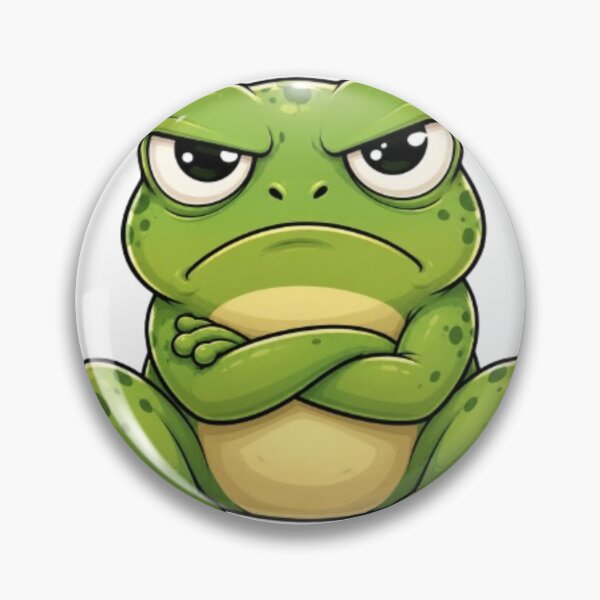 Item preview, Grumpy Frog designed and sold by Pond21.