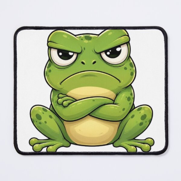 Item preview, Grumpy Frog designed and sold by Pond21.