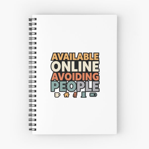 Item preview, Available Online Avoiding People Funny Remote Work Office Humor designed and sold by Fenay Designs.