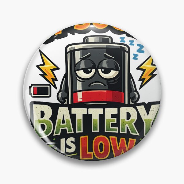 Item preview, My Social Battery Is Low T-Shirt | Funny Introvert Battery Graphic Tee designed and sold by CreativeNest Prints.